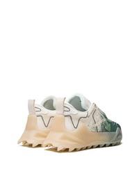 Chaussures de sport blanc et vert Off-White