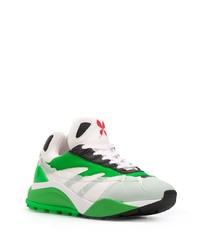 Chaussures de sport blanc et vert F_WD