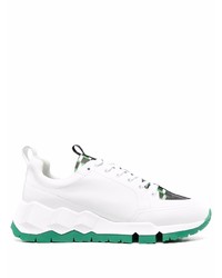 Chaussures de sport blanc et vert Pierre Hardy