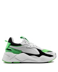 Chaussures de sport blanc et vert Puma