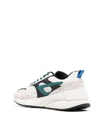 Chaussures de sport blanc et vert Diesel