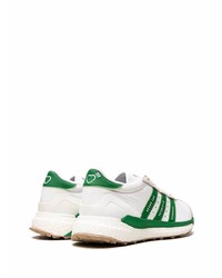 Chaussures de sport blanc et vert adidas