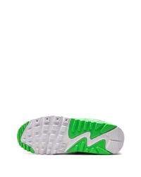 Chaussures de sport blanc et vert Nike