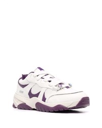 Chaussures de sport blanc et violet Axel Arigato