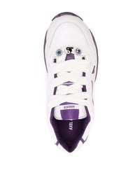 Chaussures de sport blanc et violet Axel Arigato