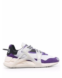 Chaussures de sport blanc et violet Diesel