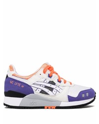 Chaussures de sport blanc et violet Asics