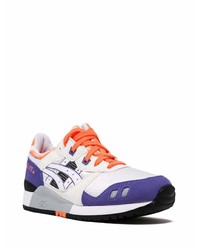 Chaussures de sport blanc et violet Asics