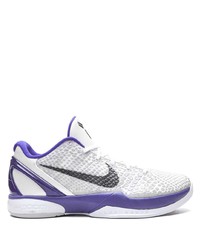 Chaussures de sport blanc et violet Nike