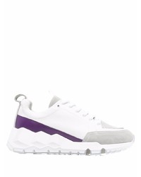 Chaussures de sport blanc et violet Pierre Hardy
