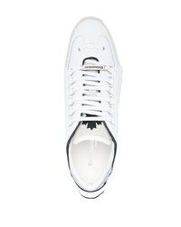 Chaussures de sport blanches et noires DSQUARED2