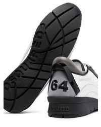 Chaussures de sport blanches et noires DSQUARED2