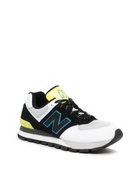 Chaussures de sport blanches et noires New Balance