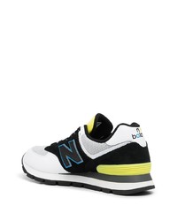 Chaussures de sport blanches et noires New Balance