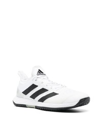 Chaussures de sport blanches et noires adidas Tennis