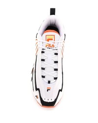 Chaussures de sport blanches et noires Fila