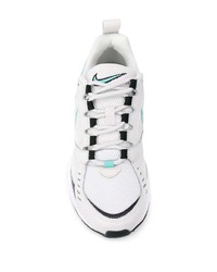 Chaussures de sport blanches et noires Nike