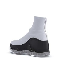 Chaussures de sport blanches et noires Swear