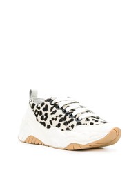 Chaussures de sport blanches et noires Just Cavalli