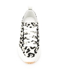 Chaussures de sport blanches et noires Just Cavalli