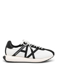 Chaussures de sport blanches et noires Armani Exchange