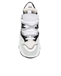 Chaussures de sport blanches et noires DSQUARED2