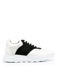 Chaussures de sport blanches et noires Billionaire