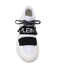 Chaussures de sport blanches et noires Philipp Plein