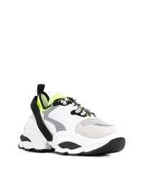 Chaussures de sport blanches et noires DSQUARED2