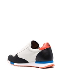 Chaussures de sport blanches et noires Bally