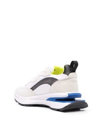 Chaussures de sport blanches et noires DSQUARED2