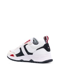 Chaussures de sport blanches et noires Tommy Hilfiger