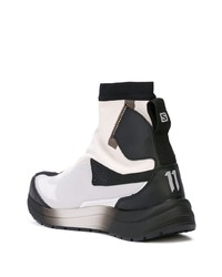 Chaussures de sport blanches et noires 11 By Boris Bidjan Saberi