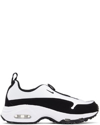 Chaussures de sport blanches et noires Comme Des Garcons Homme Plus