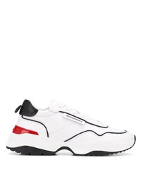 Chaussures de sport blanches et noires DSQUARED2