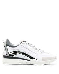 Chaussures de sport blanches et noires DSQUARED2