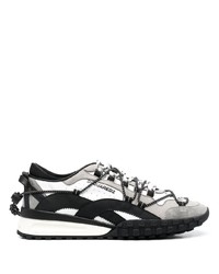 Chaussures de sport blanches et noires DSQUARED2