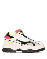 Chaussures de sport blanches et noires Eytys