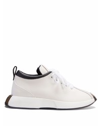 Chaussures de sport blanches et noires Giuseppe Zanotti