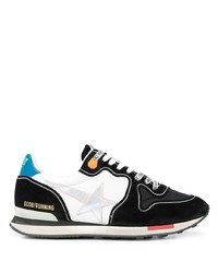 Chaussures de sport blanches et noires Golden Goose