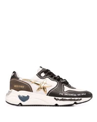 Chaussures de sport blanches et noires Golden Goose