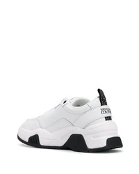 Chaussures de sport blanches et noires VERSACE JEANS COUTURE