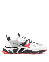 Chaussures de sport blanches et noires Iceberg