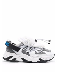 Chaussures de sport blanches et noires Iceberg