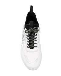 Chaussures de sport blanches et noires Hogan