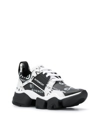 Chaussures de sport blanches et noires Givenchy