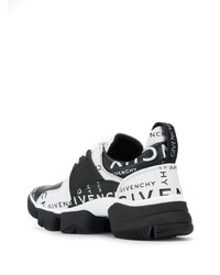 Chaussures de sport blanches et noires Givenchy