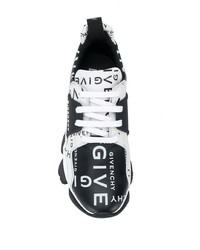 Chaussures de sport blanches et noires Givenchy