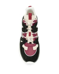 Chaussures de sport blanches et noires Isabel Marant