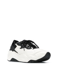 Chaussures de sport blanches et noires Just Cavalli